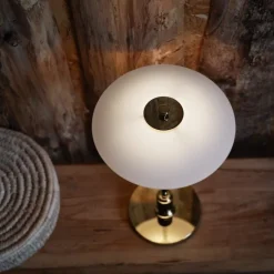 PH 2/1 portable bordslampa glass/brass