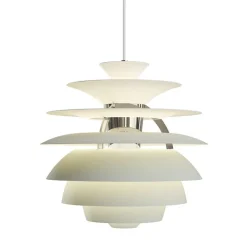 PH Snowball taklampa Dusty green/chrome