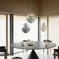 PH Snowball taklampa Soft white/chrome