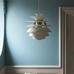PH Snowball taklampa Soft white/brass