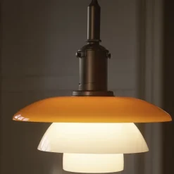 PH 3/3 taklampa Centenary Edition amber/opal white