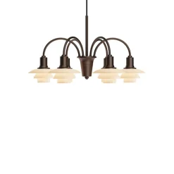 PH 1/1 Taklampa 6 Centenary Edition Aged Brass/Dusty Terracotta