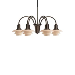 PH 1/1 Taklampa 6 Centenary Edition Aged Brass/Dusty Terracotta