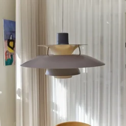PH 5 Ø500 taklampa hues of grey