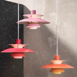 PH 5 Ø300 taklampa hues of red