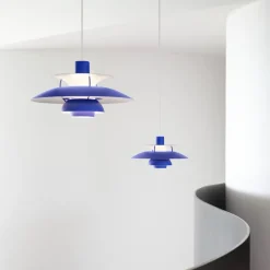 PH 5 Ø500 taklampa monochrome blue