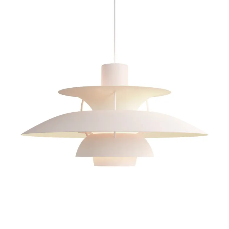 PH 5 Ø500 taklampa Monochrome Pale Blush