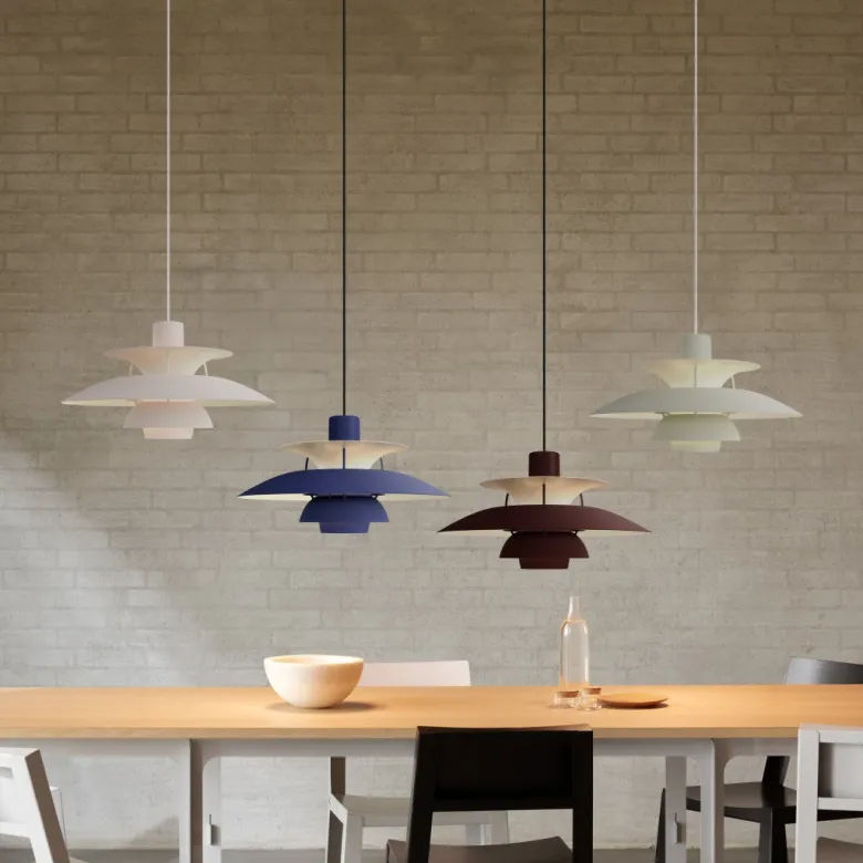 PH 5 Ø500 taklampa Monochrome Pale Blush