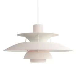 PH 5 Ø500 taklampa Monochrome Pale Blush
