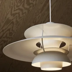 PH 5 Ø500 taklampa Monochrome Pale Pewter