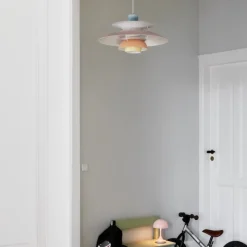 PH 5 Ø500 taklampa pastels blue rose peach