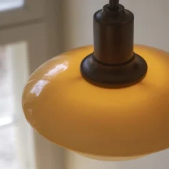 PH 3/2 vägglampa utan sladd och brytare Centenary Edition amber/opal white