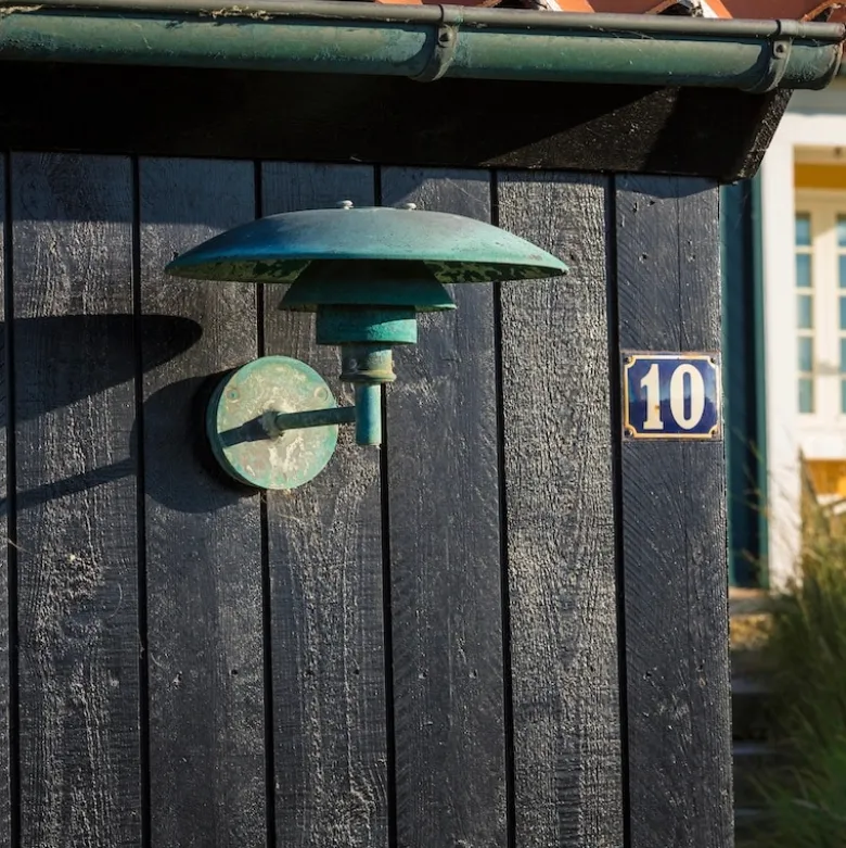 PH Vägglampa Utebelysning copper