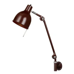 PJ72 vägglampa kabel oxblod