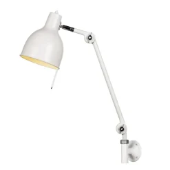 PJ72 vägglampa kabel vit