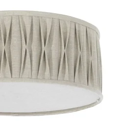 Plissé Stygn Ø45 plafond natur