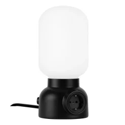Plug lamp bordslampa svart