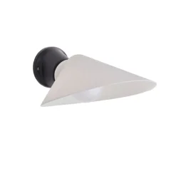 Plume badrum vägglampa svart/polykarbonat