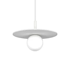 Pluto Small taklampa Candycotton White