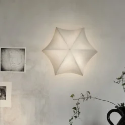 Poem Ø36 tak/vägglampa vit/kaschmir