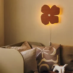Poesie Vägglampa Brown Clay