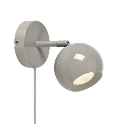 Pop vägglampa grå
