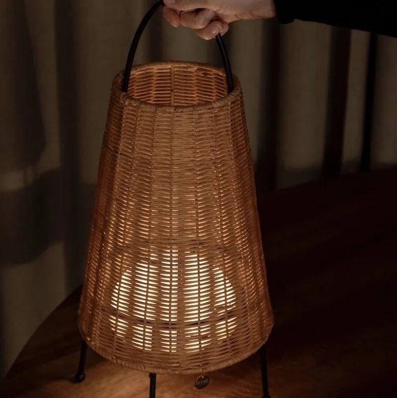 Porti Braided portabel bordslampa natur