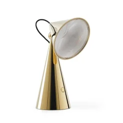 Pose portabel bordslampa guld