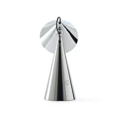 Pose portabel bordslampa silver