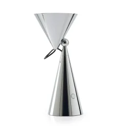 Pose portabel bordslampa silver