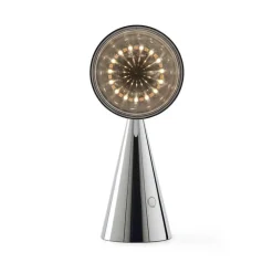 Pose portabel bordslampa silver