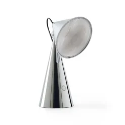 Pose portabel bordslampa silver