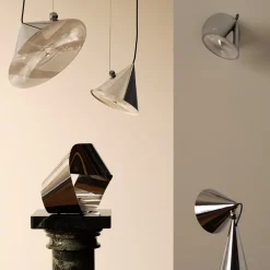 Pose Ø43 taklampa silver