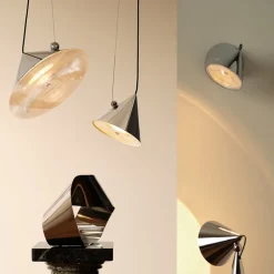 Pose Ø25 taklampa silver