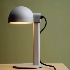 Posto bordslampa silver grey
