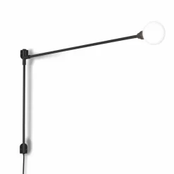 Potence Pivotante mini vägglampa svart