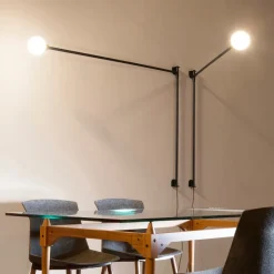 Potence Pivotante vägglampa svart