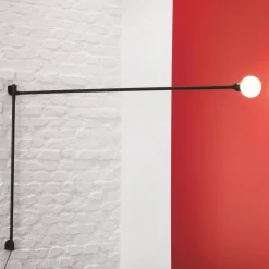 Potence Pivotante vägglampa svart