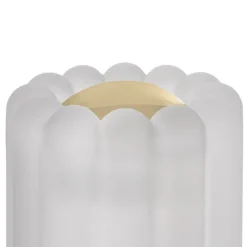 Press bordslampa frostad