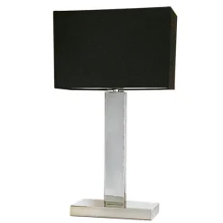 Prime bordlampa H69cm Krom/svart skärm