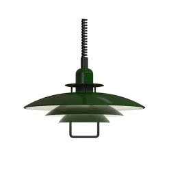 Primus II Ø43 taklampa skogsgrön/mattsvart