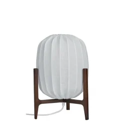 Prisma bordslampa mörk ask/vit