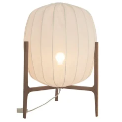 Prisma golvlampa ek/vit