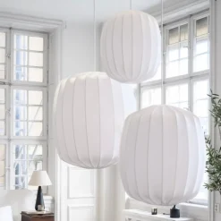 Prisma 45 linen taklampa Vit