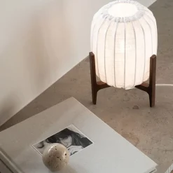 Prisma Mini bordslampa mörk ask/vit
