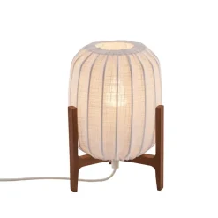 Prisma Mini bordslampa mörk ask/vit