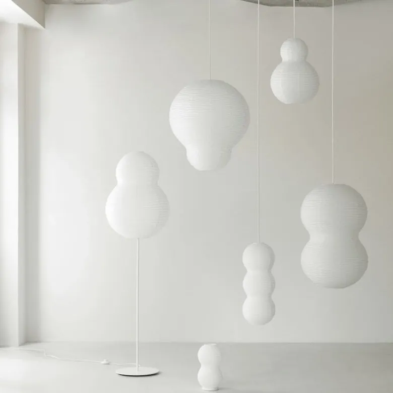 Puff Twist lampskärm vit