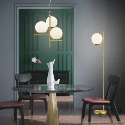Pure golvlampa mässing