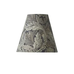 Qvist Classic Top Ring 22 cm lampskärm William Morris Acanthus Grey