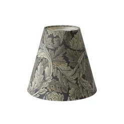 Qvist Classic Top Ring 22 cm lampskärm William Morris Acanthus Grey